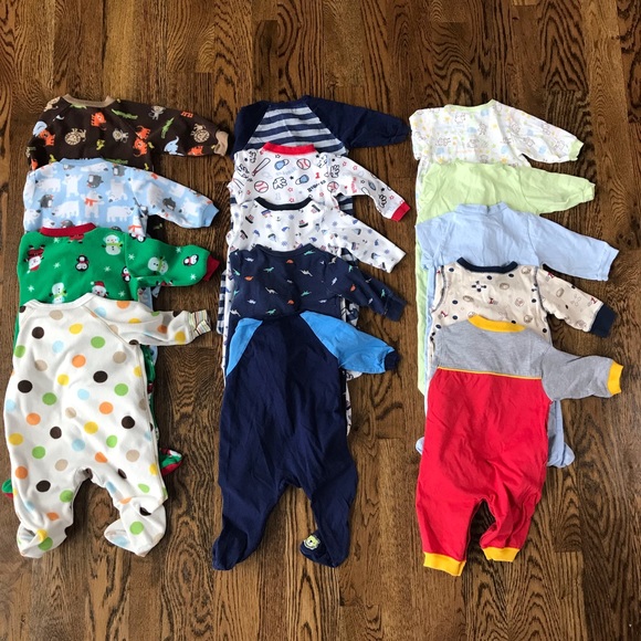 [SOLD] Boys 3-6 Month Winter and Fall Bundle 38 Pi - Picture 2 of 7